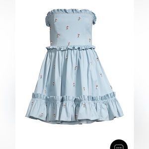 Rosa Dia Embroidered Cotton Minidress